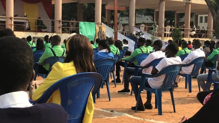 A celebração no Seminário Maior do Sagrado Coração de Jesus, em Luanda