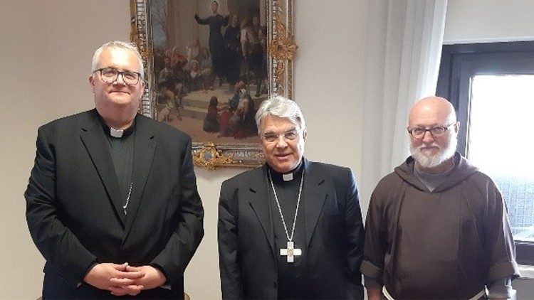Srečanje msgr. Petra Štumpfa in kardinala Semerara na Kongregaciji za zadeve svetnikov