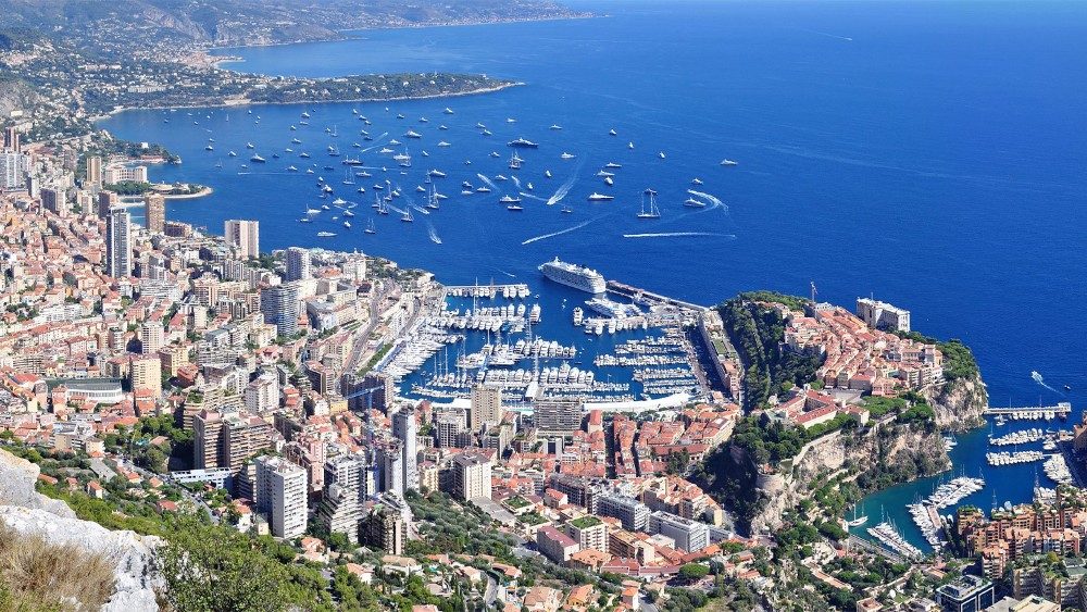 Vista panorámica del Principado de Mónaco que visitará el Cardenal Parolin del 17 al 19 de julio.