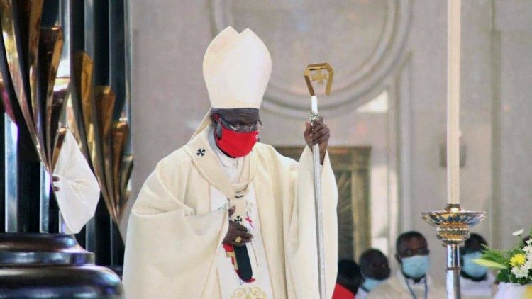 Kardinal Jean-Pierre Kutwa während der Feierlichkeiten zum 50-jährigen Priesterjubiläum