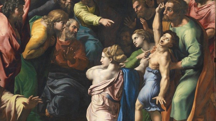 Raffaello Sanzio (1483-1520), La Transfiguración, Pinacoteca © Musei Vaticani