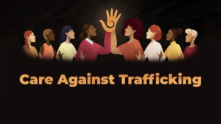 La campagna lanciata da Talitha Kum ha come hashtag #CareAgainstTrafficking