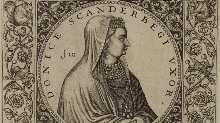 Andronica (Donica) Arianiti Commeno, figlia di Giorgio Arianiti, nel 1450 sposò Giorgio Castriota Scanderbeg, principe d'Albania.