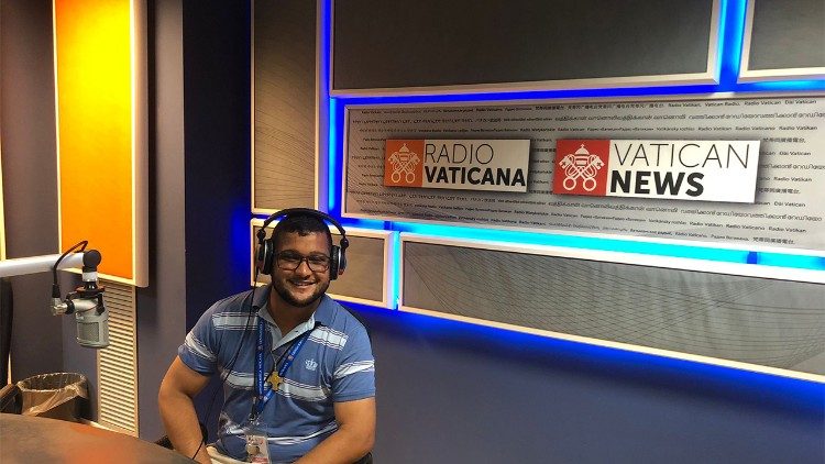 Diácono Wellington Batista de Abreu na Rádio Vaticano