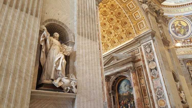 Socha sv. Ignáca z Loyoly vo Vatikánskej bazilike