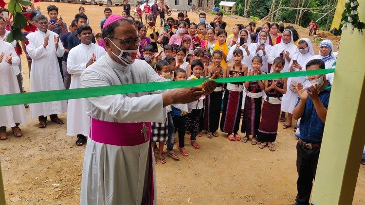 Inauguração da residência jesuíta em Tripura na Índia