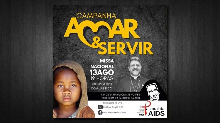 Campanha Acolhida e Solidariedade 2021 da Pastoral da Aids da Conferência Nacional dos Bispos do Brasil (CNBB). 
