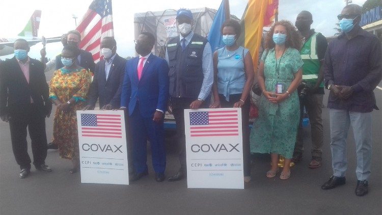 Doses de Vacina contra Covid-19 dos EUA chegam à Guiné-Bissau