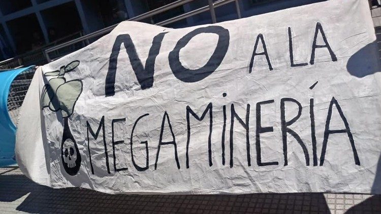 Manifestação na Argentina contra a minieração