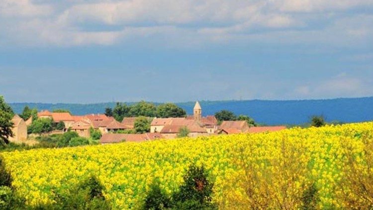 Panoramatický pohled na Taizé