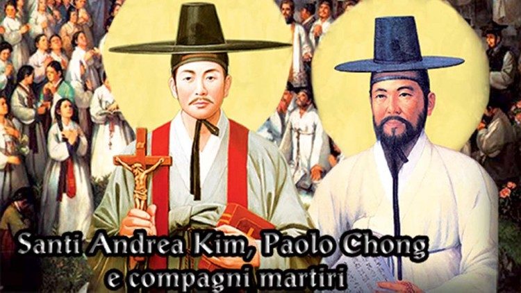 Saint André Kim Taegon et ses compagnons martyrs.
