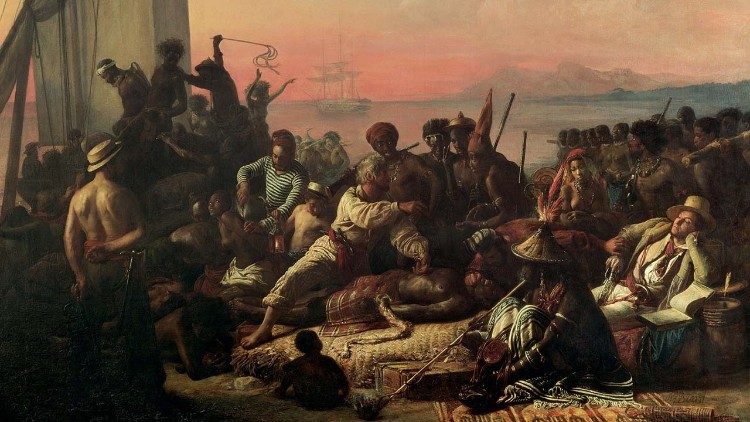 Trgovina robljem (François-Auguste Biard, 1840)