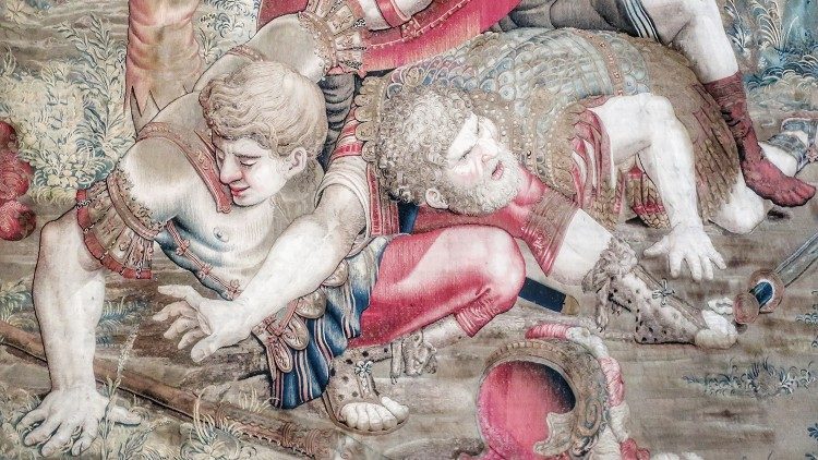 Detail of one of the Vatican Museums' tapestries. Photo: A. Poce © Musei Vaticani