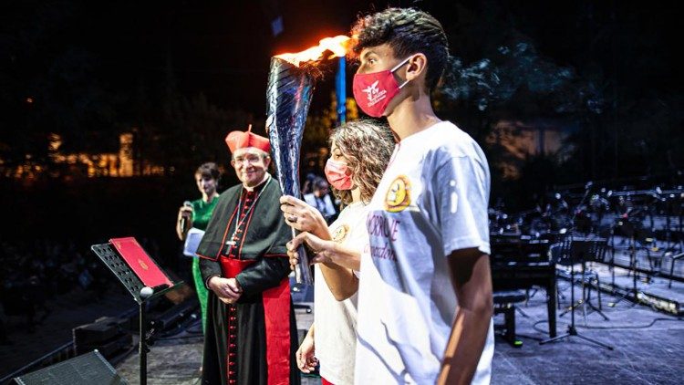 Il cardinale Petrocchi, all'inaugurazione della Perdonanza il 23 agosto 