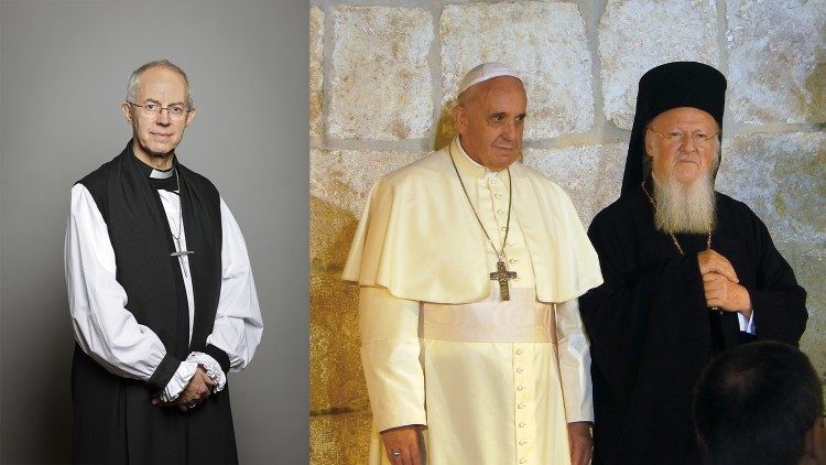 Papst Franziskus, Erzbischof Justin Welby und Patriarch Bartholomaios I. hatten gemeinsam eine Erklärung zu COP26 verfasst
