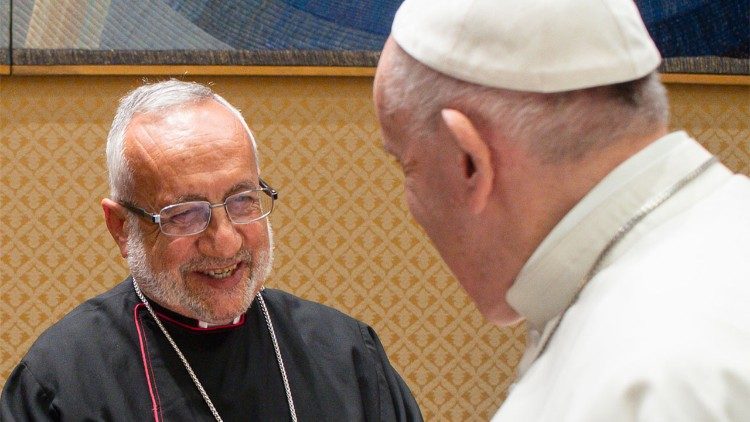 Папа Францішак і Патрыярх Рафаэль Бэдрас ХХІ