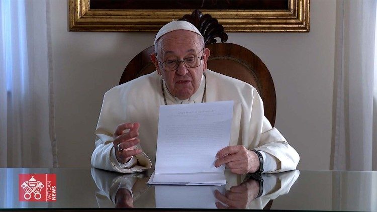 教宗发表视频讯息