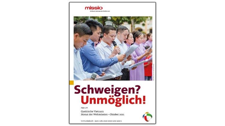 Plakat zum Missionsmonat Oktober 2021 in der Schweiz