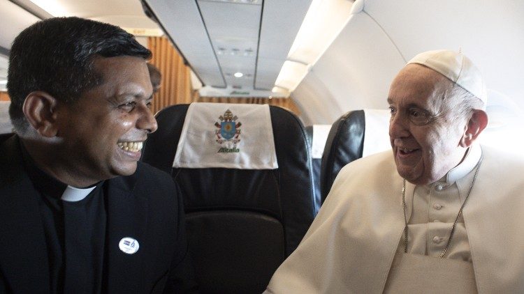 MAP Francis and Monsignor George Jacob Koovakad