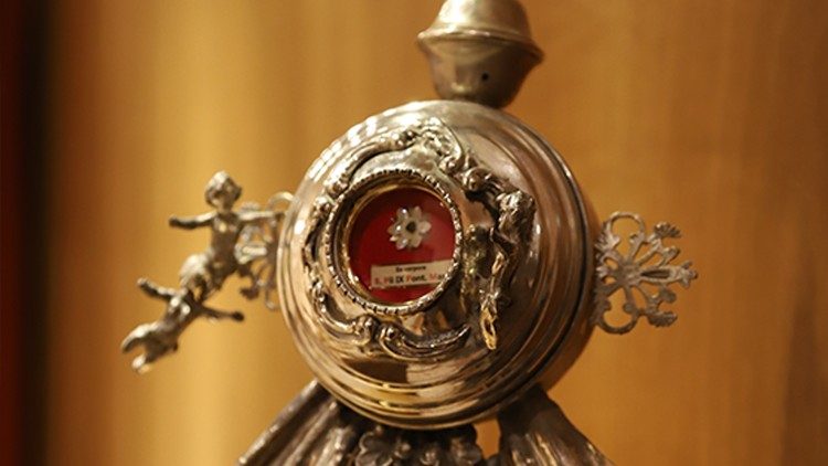 La reliquia di Pio IX