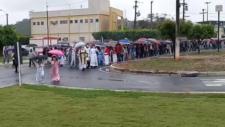 A cidade de Italva (RJ) recebeu a imagem de Nossa Senhora Aparecida