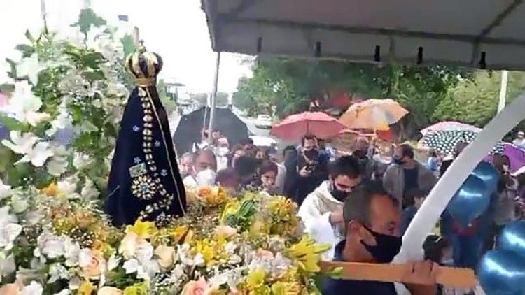 A cidade de Italva (RJ) recebeu a imagem de Nossa Senhora Aparecida