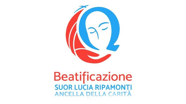 Logotipo da beatificação da Irmã L[ucia Ripamonti