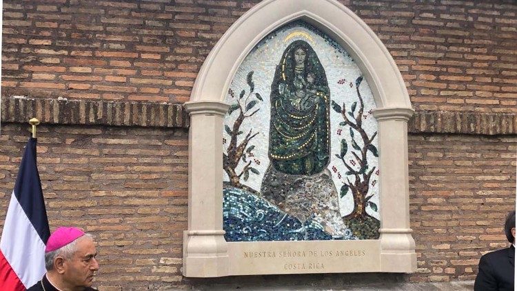 Mosaico da Virgen de los Ángeles