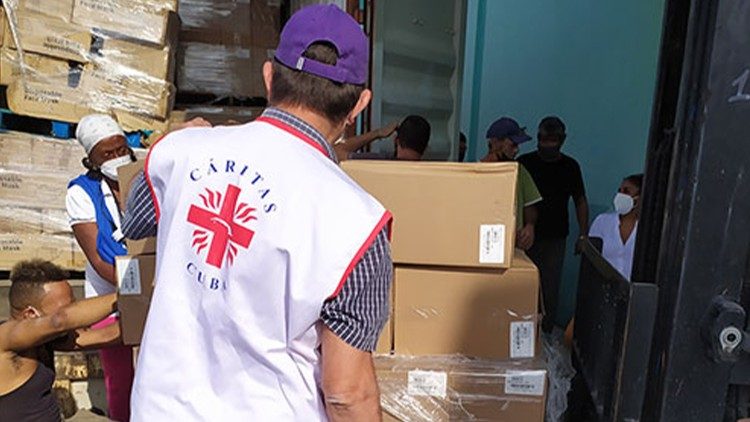 Cáritas Cuba distribuye ayuda en las zonas más afectadas por el Covid-19