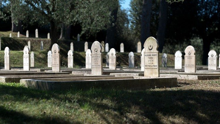 Französischer Militärfriedhof in Rom