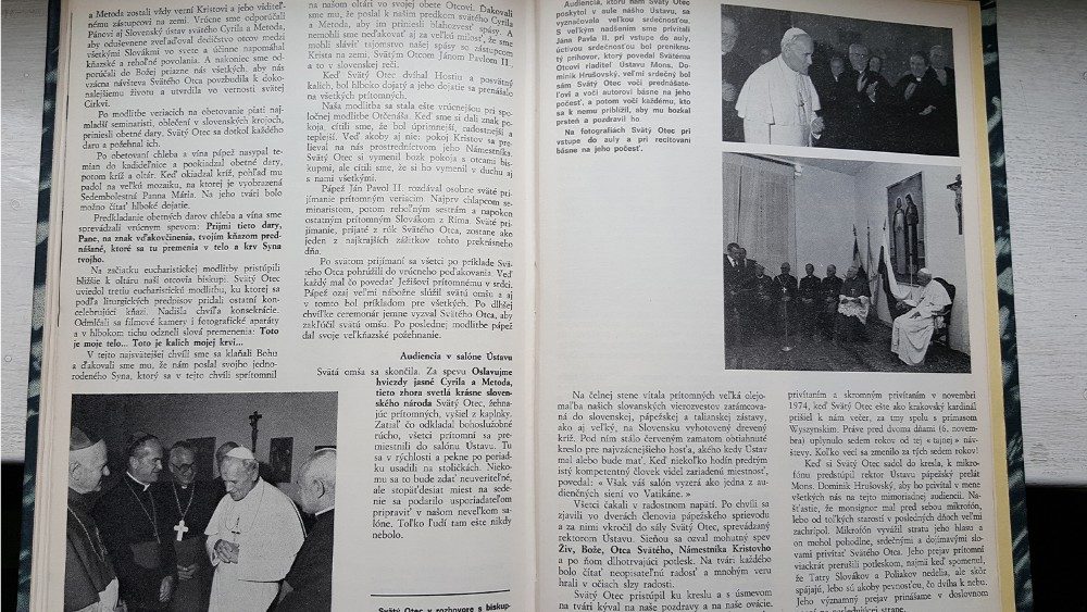 Osobitné číslo časopisu Slovenské hlasy z Ríma (12/1981) venované návšteve pápeža v SÚSCM