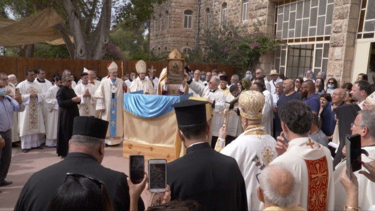 Nel Santuario di Deir Rafat la cerimonia di apertura del Sinodo della Chiesa di Terra Santa (4/11/2021)