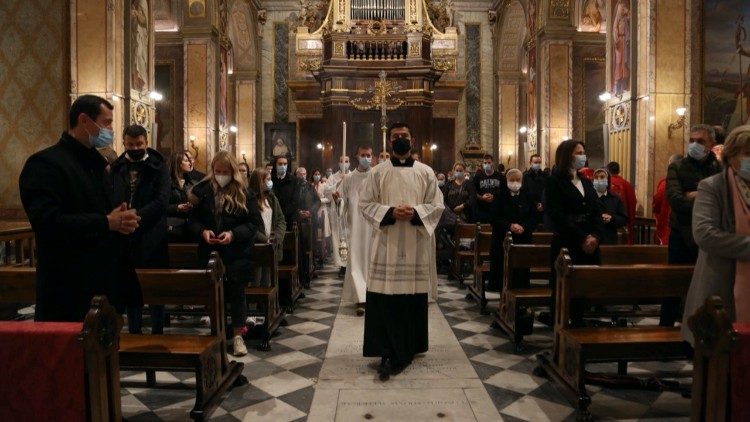 Proslava blagdana svetoga Nikole Tavelića u Hrvatskoj crkvi svetoga Jeronima u Rimu (Foto: Hrvoje Zovko)