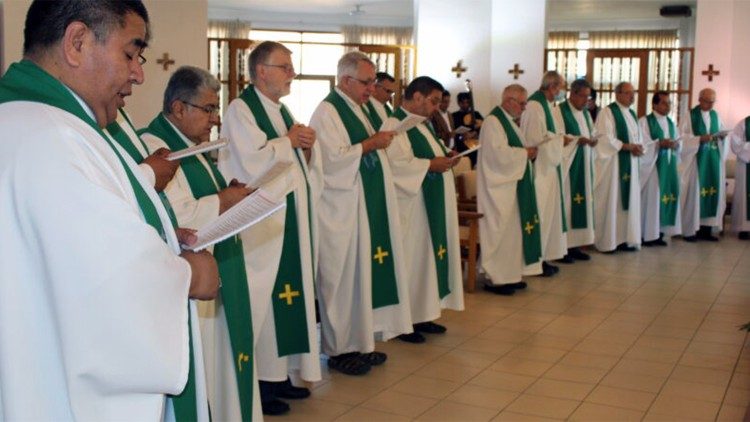 Obispos de Bolivia en la celebración Eucarística al final de su CIX Asamblea Plenaria
