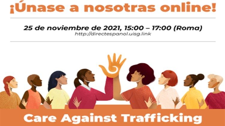 Talitha Kum lanza el evento #CareAgainstTrafficking el 25 de noviembre.
