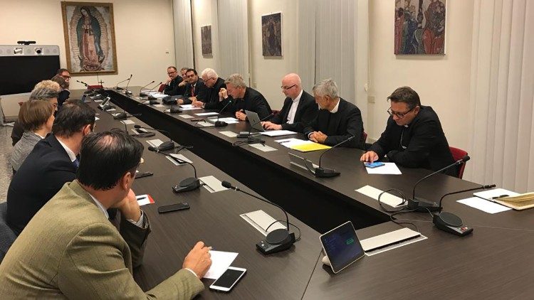 Schweizer Bischöfe beim Ad-Limina Besuch im Dikasterium für die Kommunikation