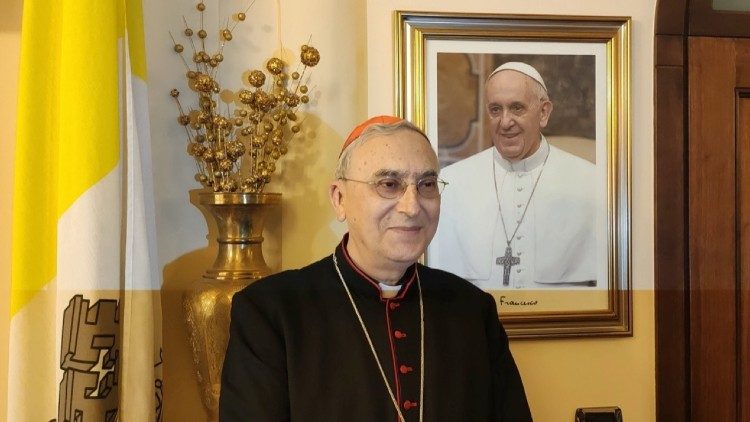 Núncio apostólico em Damasco, cardeal Mario Zenari