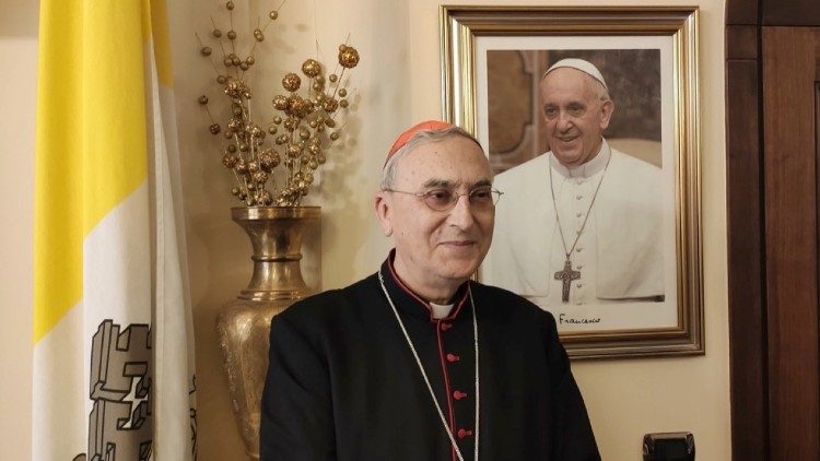 Le cardinal Mario Zenari, à la nonciature apostolique de Damas, le 20 novembre 2021.