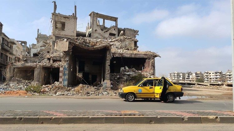 Zerstörungen in Homs, Ende November letzten Jahres