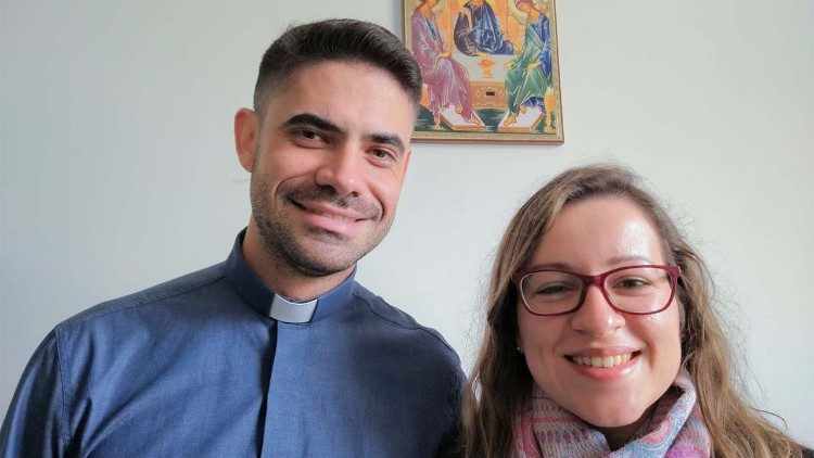 Aline Amaro foi entrevistada pelo padre Bruno Franguelli SJ