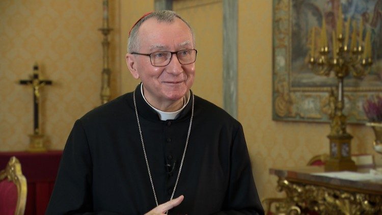 Cardeal Parolin na entrevista ao Vatican News