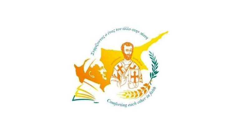 Logo apoštolskej cesty pápeža Františka na Cyprus