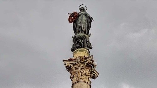 Arte, storia e fede: la colonna dell'Immacolata a Piazza di Spagna