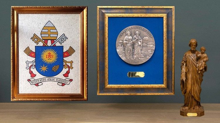 An image of the gifts Pope Francis gave the Apostolic Nunciature in Nicosia