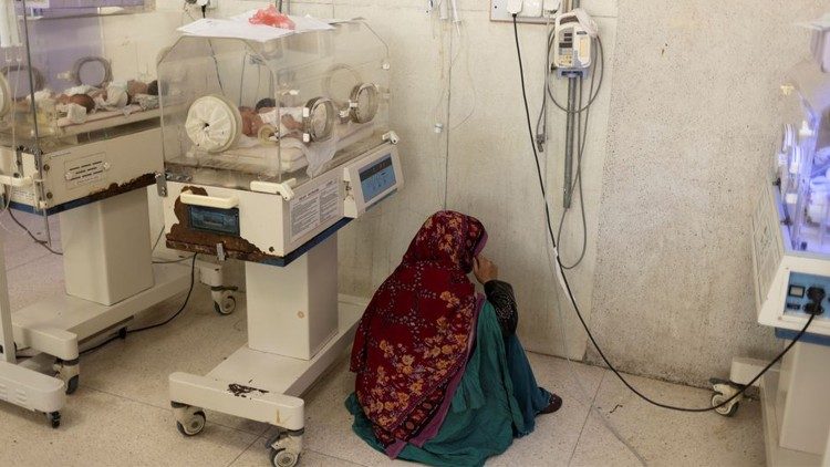 A hospital ward in Afghanistan where increasing numbers of children and babies are suffering from severe acute malnutrition