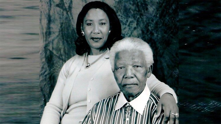 Nelson Mandela con sua figlia Makaziwe