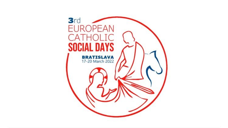 Bratislavoje vykstančių Europos katalikų socialinių dienų logotipas