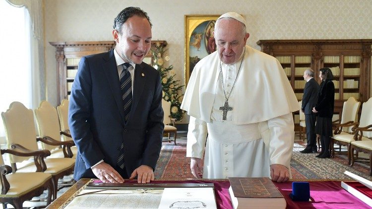 Xavier Espot Zamora in papež Frančišek
