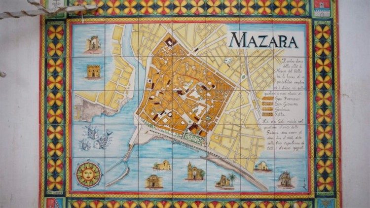 La mappa di Mazara del Vallo