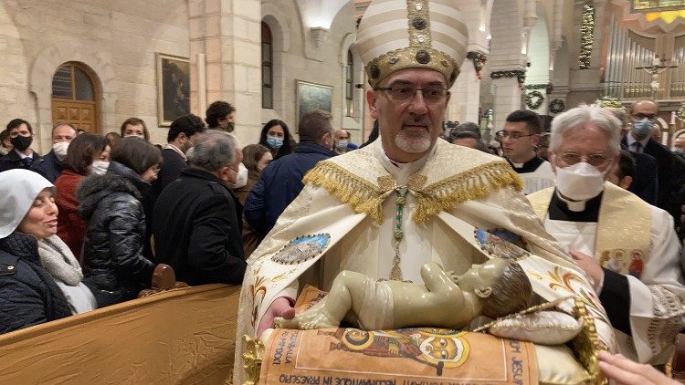Il Patriarca Latino di Gerusalemme, Sua Beatitudine Pierbattista Pizzaballa (foto di Beatrice Guarrera)